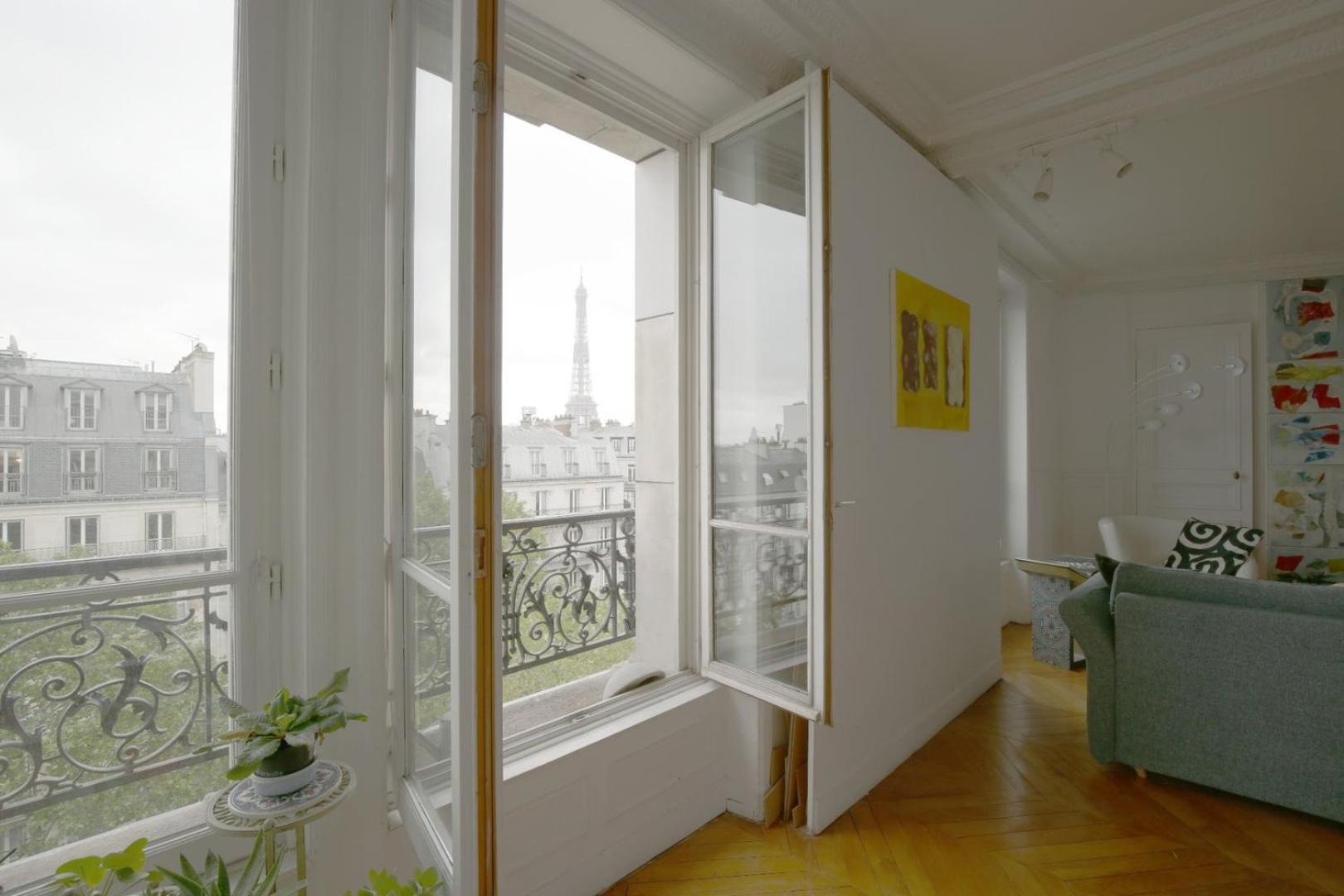 La Dame De Fer - Vue Magique Sur La Tour Eiffel Apartment Париж Екстериор снимка